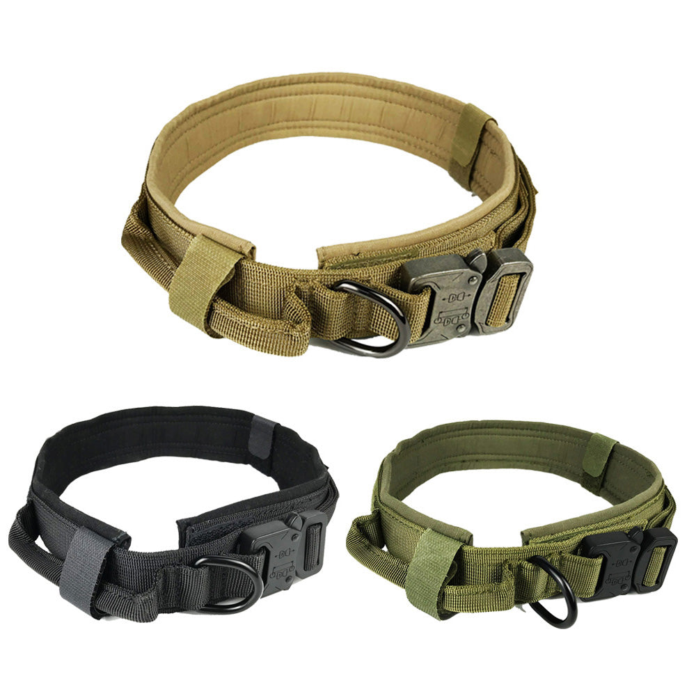 Apex Alpha Tactical Collar — Heavy-Duty K9 Gear for Medium to XL Breeds