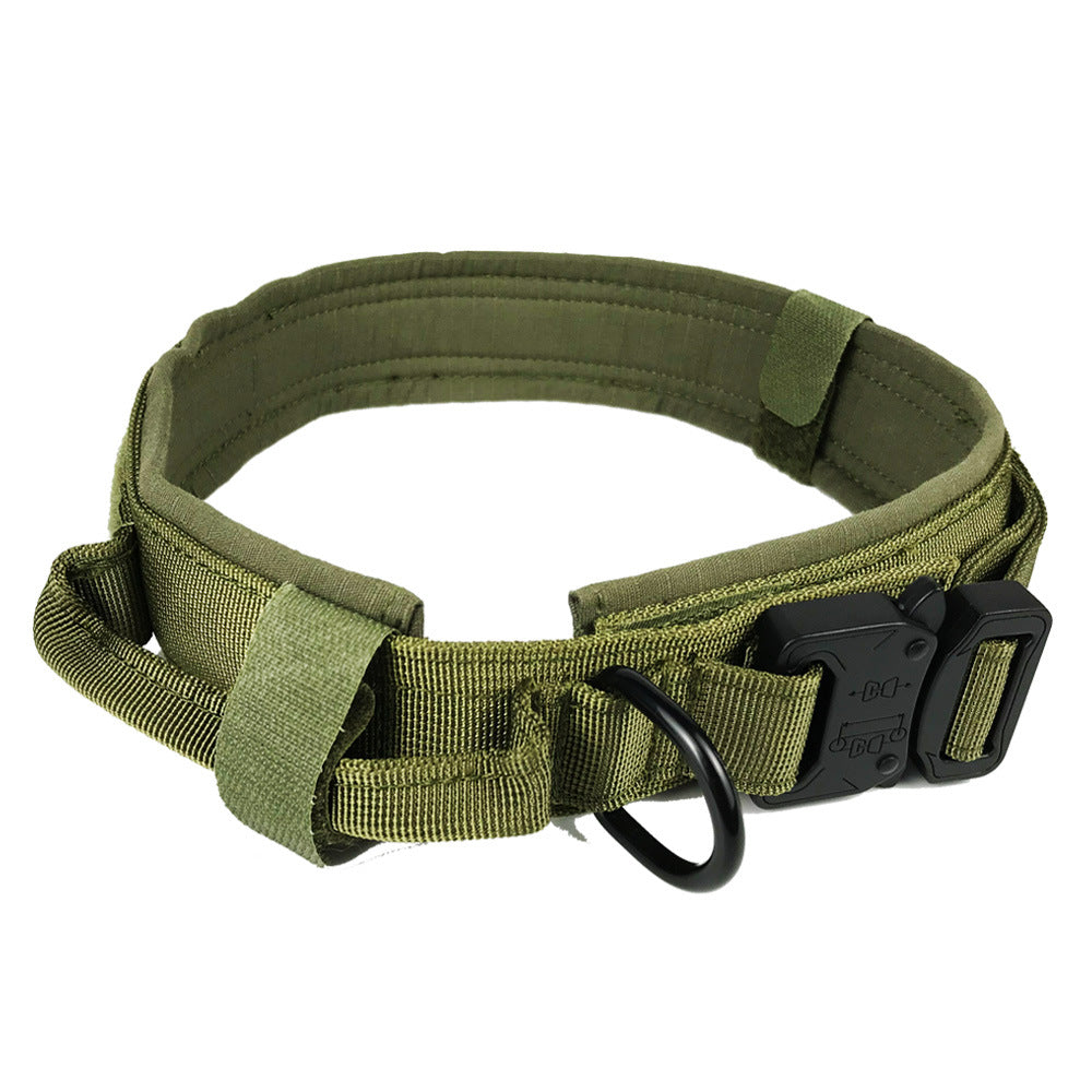 Apex Alpha Tactical Collar — Heavy-Duty K9 Gear for Medium to XL Breeds